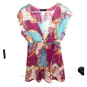 Boho Paisley Top